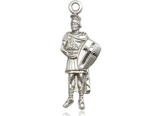 Sterling Silver Saint Florian Medal Catholic Jewelry