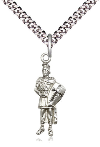 Sterling Silver Saint Florian Medal Catholic Jewelry