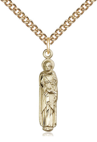 14kt Gold Filled Saint Joseph Medal Catholic Jewelry