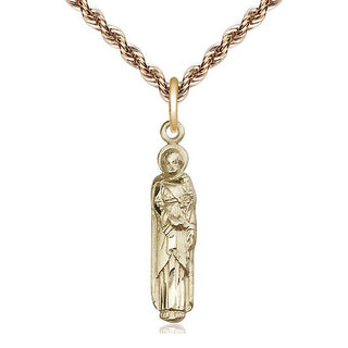 14kt Gold Filled Saint Joseph Medal Catholic Jewelry
