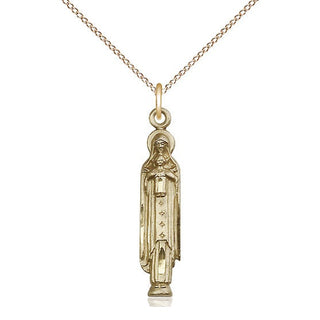 14kt Gold Filled Madonna & Child Medal Catholic Jewelry