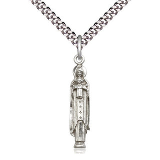 Sterling Silver Madonna & Child Medal Catholic Jewelry