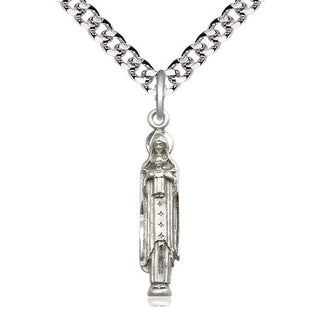 Sterling Silver Madonna & Child Medal Catholic Jewelry