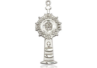Sterling Silver Monstrance Medal