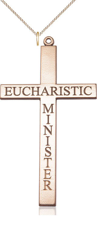 14kt Gold Eucharistic Minister Cross Medal