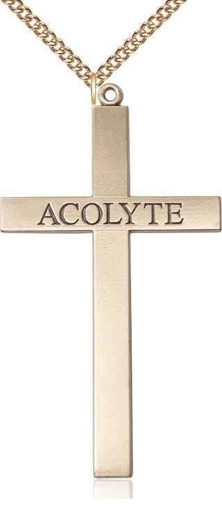 14kt Gold Acolyte Cross Medal