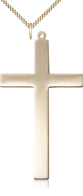 14kt Gold Filled Cross Medal Catholic Jewelry