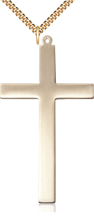 14kt Gold Filled Cross Medal Catholic Jewelry