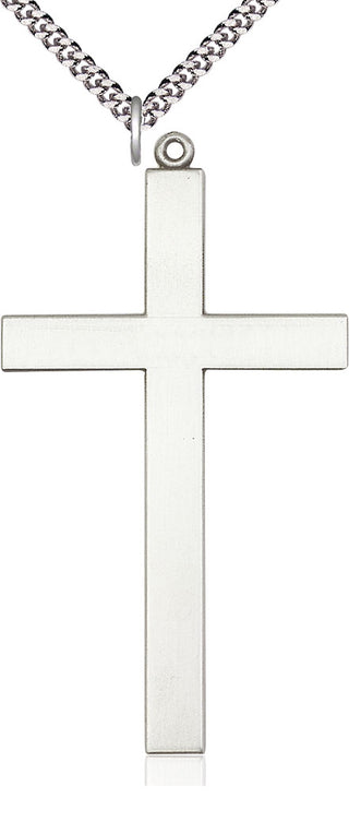 Sterling Silver Cross Medal Catholic Jewelry