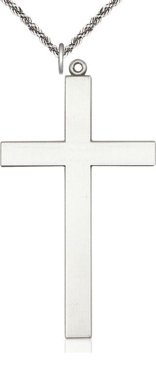 Sterling Silver Cross Medal Catholic Jewelry