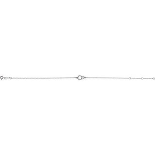 Platinum Interlocking Circle Bracelet