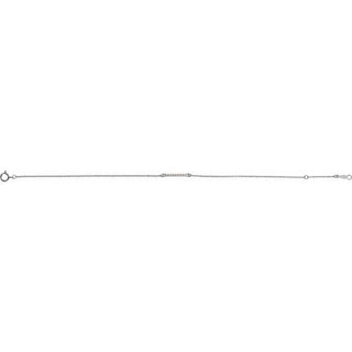 Platinum .07 CTW Natural Diamond Bar 6 1/2-71/2" Bracelet