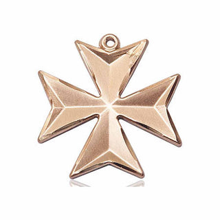 14kt Gold Maltese Cross Medal