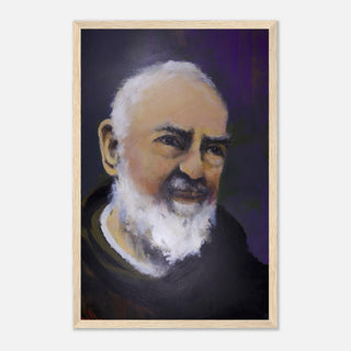 St. Padre Pio Portrait Framed Print