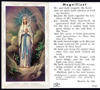 100-Pack - Our Lady Of Lourdes Prayer Card With Prayer