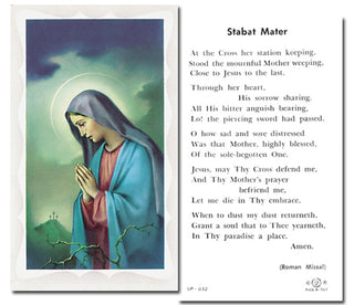 100-Pack - Madonna Stabat Mater Holy Card