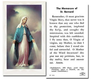 100-Pack - Our Lady Of Grace Holy Card With Prayer