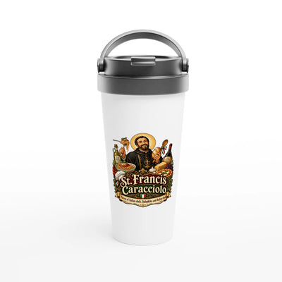 St. Francis Caracciolo Italian Food Travel Mug