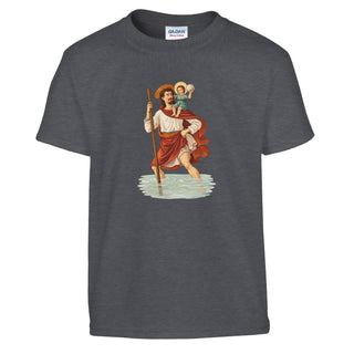 St. Christopher and Child Kids T-Shirt - view 7