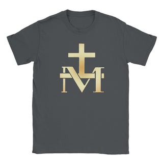 Miraculous Medal Cross and M Gold T-Shirt - view 7