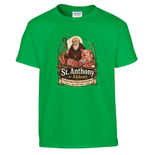 St. Anthony the Abbot 'Patron Saint of Bacon' Kids T-Shirt - view 3