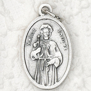 25-Pack - Oxidized Pendant-St James - main product image | CatholicShop.com