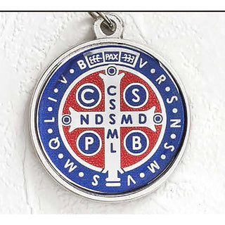 Bulk Saint Benedict Blue and Red Medal