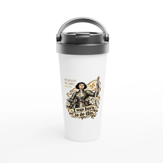 St. Joan of Arc 'Born to Do This' Travel Mug