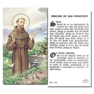 100-Pack - San Francisco De Assisi Holy Card