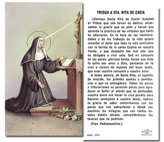 100-Pack - Santa Rita Holy Card