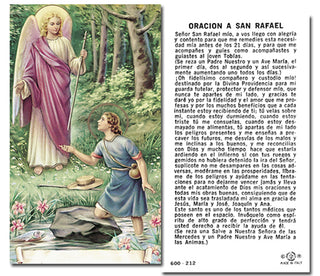 100-Pack - San Raphael Holy Card