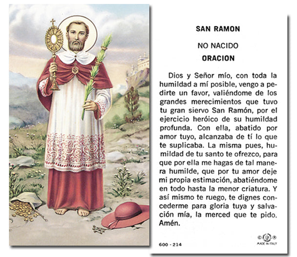 100-Pack - San Ramon Nonato Holy Card – CatholicShop.com