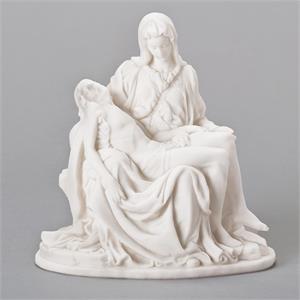 8-Inch White Pieta Figure Renaissance Collection - View 2