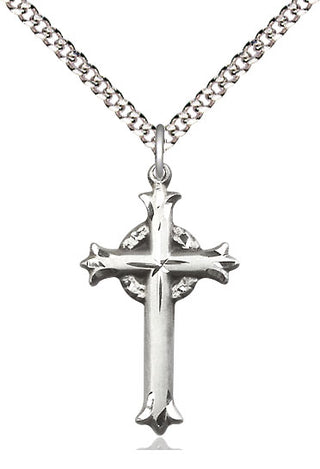 Pewter Cross Medal Catholic Jewelry Engraved Catholic Saint Jewelry