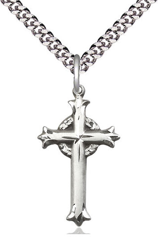 Pewter Cross Medal Catholic Jewelry Engraved Catholic Saint Jewelry