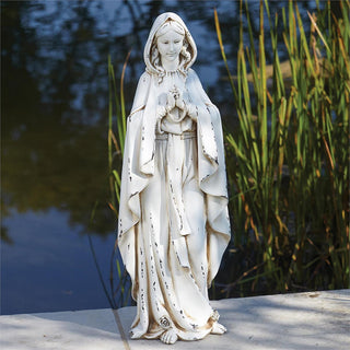 23-Inch Our Lady Of Lourdes Garden Statue