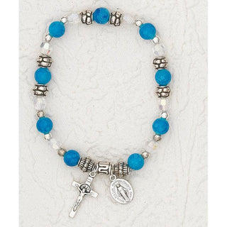 4-pack - Italian Faux Birthstone Stretch Bracelet