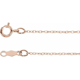 7 Inch 75Mm Rope Chain Bracelet 14K Yellow Gold