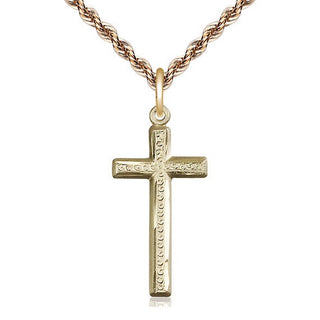 14kt Gold Cross Medal