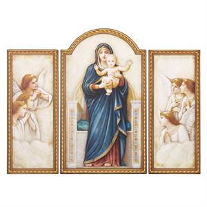 20-Inch Virgin Mary Triptych Panel 26-Inch - View 2