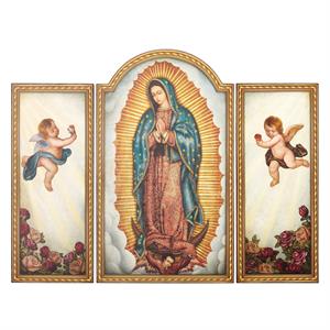 20-Inch Our Lady Of Guadalupe Triptych Panel 26-Inch - View 2