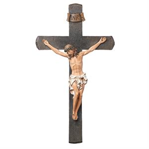 20.5-Inch Black Crucifix - View 2
