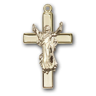 14K Gold Cross Pendant