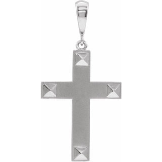 Platinum Cross Pendant