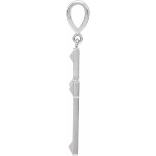 Platinum Cross Pendant