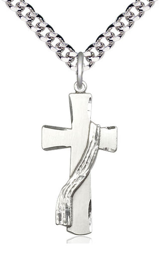 Sterling Silver Deacon Cross Medal Catholic Jewelry