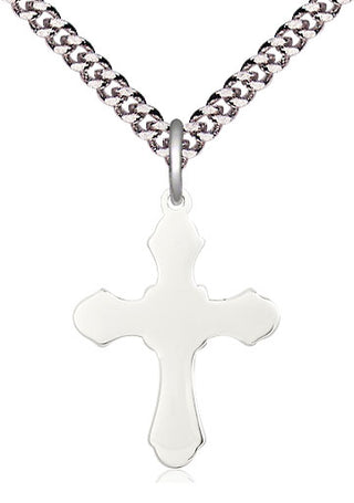 Sterling Silver Cross Medal Catholic Jewelry