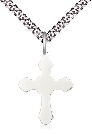 Sterling Silver Cross Medal Catholic Jewelry