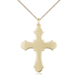 14kt Gold Cross Medal