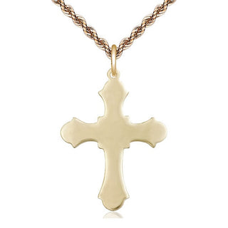 14kt Gold Cross Medal